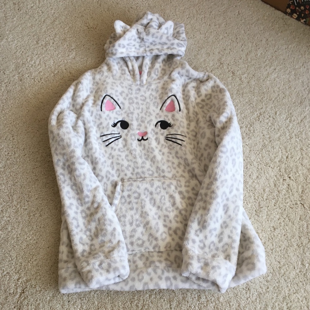 Jumping Beans Girl’s Size 12 Cat Hoodie